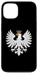 Coque pour iPhone 13 Aigle blanc minimaliste symbole polonais de fierté et de patrimoine