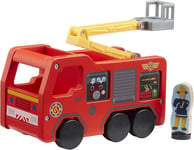 Fireman Sam Wooden Jupiter Free-Wheeling, Eco-friendly, FSC Wood Sustainable... 