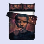 Stranger Things Season 3 Eleven Dustin Demogorgon Bed Linen Set with Zip 3D Print Teenagers Girls Kids 200 X 200 Cm Duvet Cover with Pillow Case,2,150x200cm