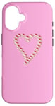 Coque pour iPhone 16 Rose Valentine Love and Roses Cœur floral avec fleur de rose