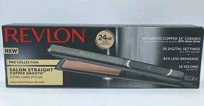 Revlon Pro Collection Salon Straight Copper Hair Straightener, 125mm, Xl B57