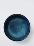 John Lewis Iver Reactive Glaze Stoneware Cereal Bowl, 16cm, Blue