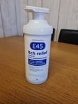 E45 Dermatological Itch Relief Cream, 500g. New.