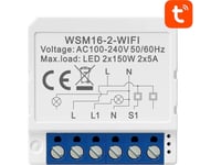 Avatto Wsm16-W2 Tuya Intelligent Wi-Fi-Väggkontakt