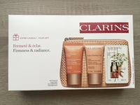 Clarins Firmness Radiance Extra Firming Energy Day Night Cream 15ml Gift Set Bag