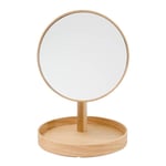 Wireworks - Magnify Mirror Bordsspegel med bricka 25 cm Ek