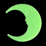 Wall Stickers Glow in the Dark Stars Moon Decals Party Home Decor Wall Stickers Hot 3D For Kids Baby Bedroom Ceiling-Light_Green_CHINA