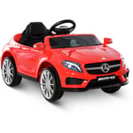 Homcom - Voiture véhicule électrique enfant 6 v 7 Km/h max. télécommande effets sonores + lumineux Mercedes gla amg rouge