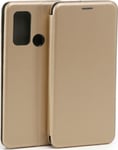 Beline Beline Etui Book Magnetic Moto G60 Złoty/Gold