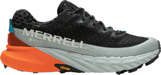 Merrell W Agility Peak 5 Gtx Juoksukengät BLACK/TANGERINE