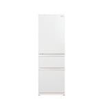 Mitsubishi Classic CX White Glass Left Hand Multi Drawer Fridge MRCGX328ERLGWHA