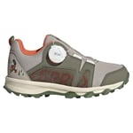 adidas Terrex Disney Agravic BOA Trail Running Shoe, Wonder Beige/Olive strata/Impact Orange, 1.5 UK