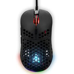 The G-Lab - Kult Oxygen - Souris Gamer Filaire Haute Performance 12 800 DPI - Réactivité Maximale, RGB 100% Personnalisable, 6 Boutons Programmables - PC/PS4/PS5/XBOX – Noire - New