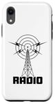 Coque pour iPhone XR Tour radio rétro - Radio jambon et écouteur ondes courtes