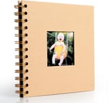 Album Photo de 17 * 17cm,Album Photo Scrapbooking Livre Fait à La Main DIY Album 40 Pages,Album Photo Personnalisable pour Bebe Valentin Anniversaire Enfant Mariage Voyage Festival.[W1116]