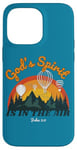 iPhone 14 Pro Max Christian Baptism, Bible Verse John 3:8 God’s Spirit Retro Case