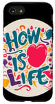 Coque pour iPhone SE (2020) / 7 / 8 Logo multicolore How is Life