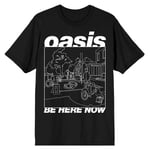 Oasis - T-Shirts - X-Large - Short Sleeves - Be Here Now Line Drawing - T500z