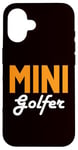 Coque pour iPhone 16 Mini golfeur