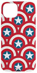 Coque pour iPhone 15 Plus Marvel Captain America 4: Brave New World Shield Pattern