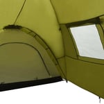 vidaXL Camping Igloo Tent 650x240x190cm 8 Person Green