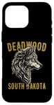 iPhone 16 Pro Max Deadwood South Dakota USA Wolf Style Case