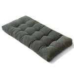 Matelas futon BANANAIR 90x190 cm gris foncé