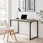 Kendrick 120cm Melamine Coated Home Office Computer Desk with Black Legs