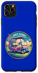 Coque pour iPhone 11 Pro Max Golf Caddy Crew Poussette de vacances et chariot de golf