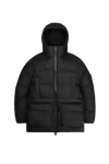 Alta Long Puffer Cargo Jacket W3T4 - Black