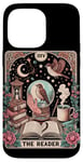 Coque pour iPhone 14 Pro Max The Reader Tarot Card Funny Bird Lover Lecteur de livre