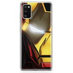 ERT GROUP Coque de Protection pour Samsung A41 Originale et sous Licence Officielle Marvel Iron Man 021 Parfaitement adaptée à la Forme du téléphone Portable, Coque en TPU