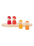 Goki Wooden Toy Figures in a Boat 5 pcs.