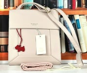 Radley Cross Body Bag Small to Medium Size "Border" Pale Pink Leather RRP £169