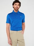 Lacoste Golf Striped Polo Shirt - Dark Blue