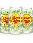 24 stk Chupa Chups Sparkling Melon Cream 345 ml - Helt Brett (USA Import)