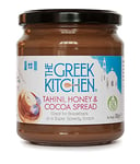 The Greek Kitchen Tahini, Honey & Cocoa Spread - Protein Rich, Palm Oil Free, No Added Sugar, 300g, Chocolate