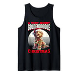 Goldendoodle Christmas Dog Breed A Very Merry Goldendoodle Tank Top