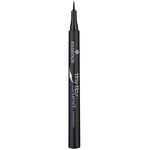 Essence - Eyeliner Waterproof Tiny Tip Liner - 01 Deep Black