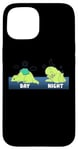 Coque pour iPhone 15 Sleep All Day Play Games All Night T-Rex Dinosaures Gamer