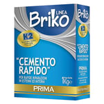 4 X CIMENT RAPIDE EN POUDRE BRIKO K2 Kg. 4 - sac