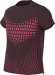 Nike Shirt G NK Dfadv SS Top, Burgundy Crush/Aster Pink/Black, FJ6859-652, L