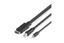 Belkin Secure KVM Combo Cable - tastatur- / mus- / video- / lydkabel - TAA-kompatibel - 1.83 m