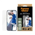 PanzerGlass iPhone 15/iPhone 16 Skärmskydd Classic Fit EasyAligner