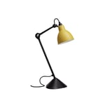 Lampe Gras by DCWéditions - Lampe Gras No205 - Round - Svart bas, Gul - Bordlamper - Bernard-Albin Gras - Gul