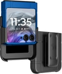 Hard Case Cover & Belt Clip Holster for Motorola RAZR 2024 Flip Phone (Razr 50)