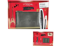 L’Oreal Paris Set L'oreal Paris: L'oreal Paris, Kajal Eye Pencil, Black, 1.5 G + Mega Volume Collagene 24H, Waterproof, Mascara, Mega Black, 9 Ml + Makeup Bag, Black For Women