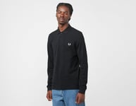 Fred Perry M6006 Long Sleeve Polo Shirt, Black