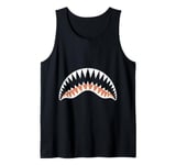 LT747-Shark Boy Shark Jaw Ocean Apparel Shark Lovers Tank Top