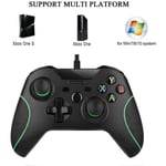 Manette filaire pour Xbox One,manette filaire USB Manettes de jeu pour Xbox One / Xbox One X / Xbox One S et avec PC Windows 7/8/10